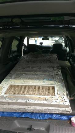 If these doors could talk The demolition crew was surprised with our choice, but they loaded them into the truck.
