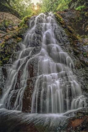 Off balance? Dingman’s Falls. The air near waterfalls is filled with negative ions, which seem to affect serotonin levels.