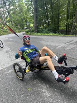 On three wheels, chasing freedom On three wheels, chasing freedom