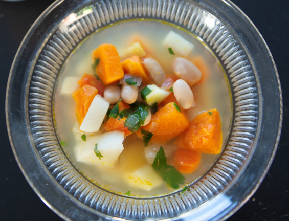 Sipping once, sipping twice This soup utilizes fall vegetables that have been waiting in the cold pantry for their moment to launch you into the new decade.