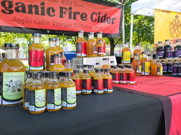 Stuff we dig 5. Small-batched fire cider made with local ingredients, often picked up at farmers market where the creator sets up her stand.