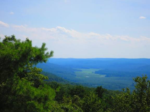 The view from the Long Path in Wurstboro