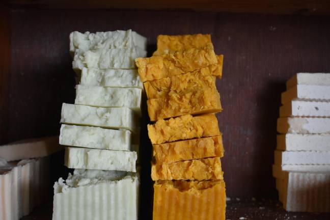 Stuff we dig 1. Soaps curing in Youwakim’s studio