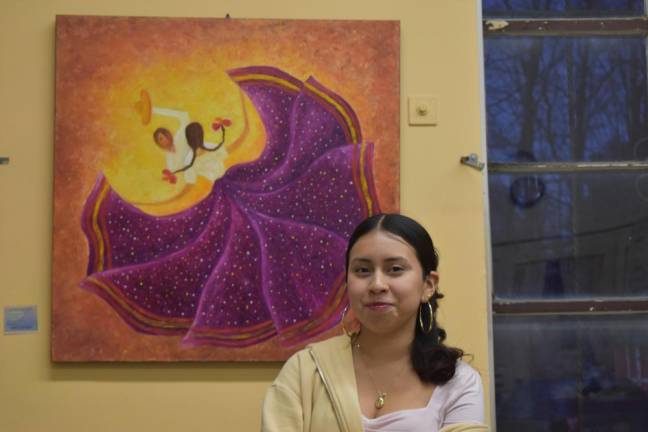 Black dirt’s newest crop: teen health advocates Sharlin Barragan Lara, 17, at the Alamo Farmworkers Community Center in Goshen, NY.