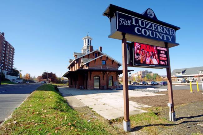 The 1868 Wilkes-Barre Station, which had fallen into disrepair, is now the headquarters of Visit Luzerne County.