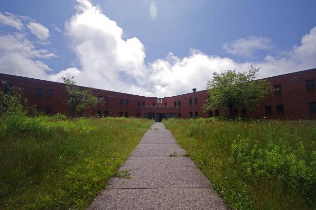 The cell block exterior.