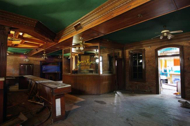 The abandoned bar, photographed over a decade ago.