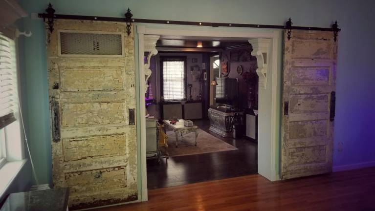 If these doors could talk Tagliareni wanted to keep these doors as close as possible to the condition in which he inherited them.