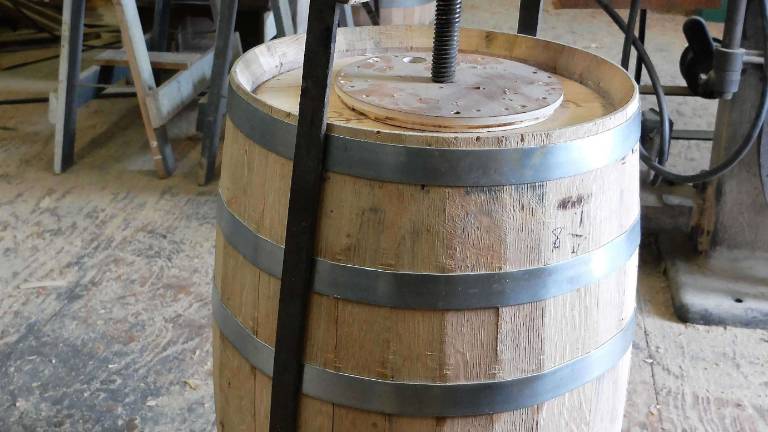 Barrel shortage? Woodworker jumps in. Barrel shortage? Woodworker jumps in.