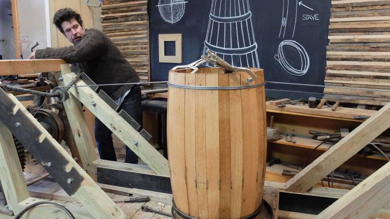 Barrel shortage? Woodworker jumps in. Barrel shortage? Woodworker jumps in.