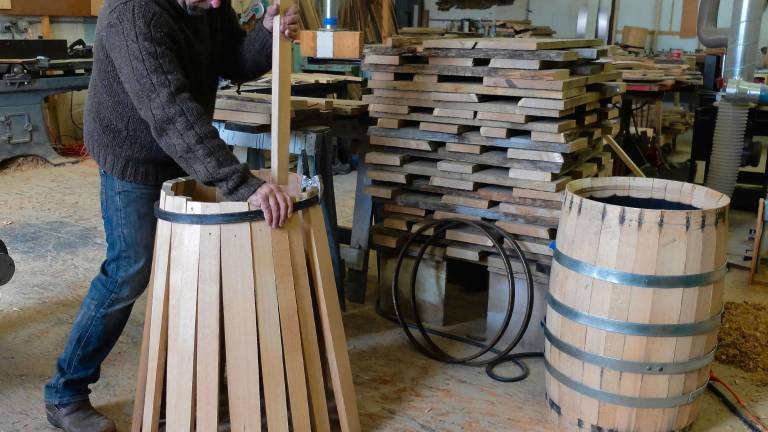 Barrel shortage? Woodworker jumps in. Barrel shortage? Woodworker jumps in.