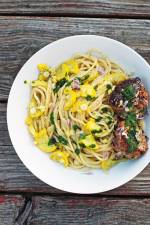 Pasta night with a summery twist