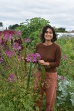 1. Joy Youwakim on her farm in Chester, where she grows many of the plants that end up in her soaps.