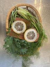 Salmon + fennel = next level harvest bowl