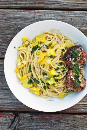 Pasta night with a summery twist