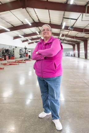 Rose Hubbert, owner of Back to the Future Farm, also keeps the books at the tire and automotive shop that she and her husband co-own. &quot;I hate leaving the farm,&quot; said Hubbert. &quot;I've got the most beautiful view. For me to go into Middletown anymore, god I hate it. But we do it all because we have to do it, you know.&quot;