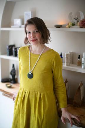 Ruby Randig in her new studio in Warwick