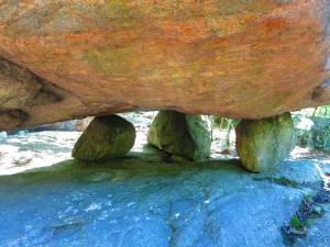 Tripod Rock is Pyramid Mountain’s most iconic megalith, in Morris County, N.J.