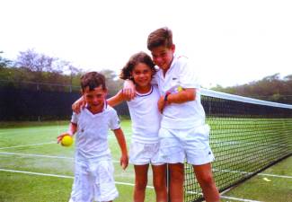 My brothers and I spent a lot of time on the tennis court growing up, forging our earliest rivalries.