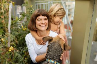 Michaeleen Doucleff, author and science journalist, and her daughter, Rosy.
