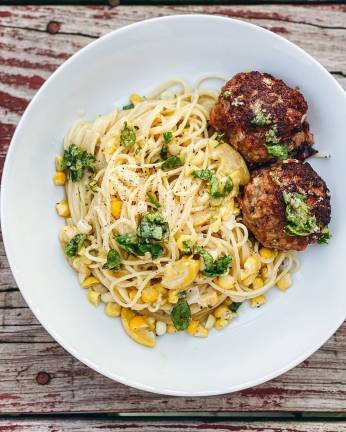 Pasta night with a summery twist