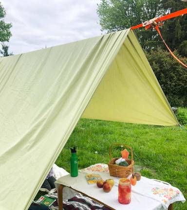 Summertime, and the glamping is easy