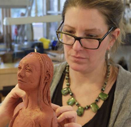A jeweler recasts herself in clay