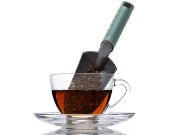 A potent cup of tea for plants