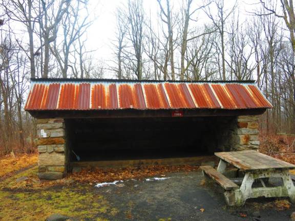 Mashipacong Shelter along the Appalachian Trail in Sussex, N.J.
