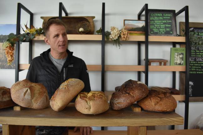 Lenny Bussanich at Marksboro Mills in Blairstown, NJ, named for the town’s original mill, built in 1762.