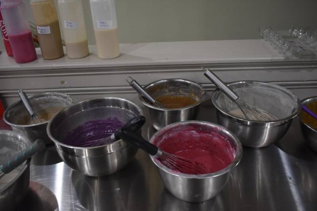 The frosting at Deez Donutz is made using freeze-dried organic berries.