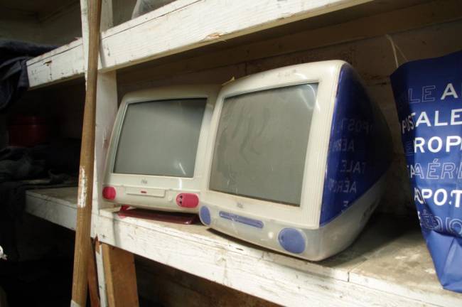 Early Apple iMacs, which are notoriously difficult to repair.
