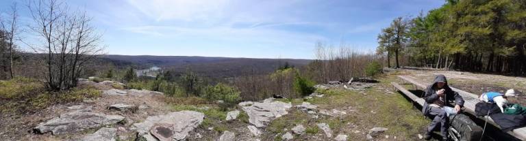 The Picture Window, overlooking a curve of the Upper Delaware, is part of 60 miles of Boy Scout trails in Sullivan County, NY to be preserved for public use.