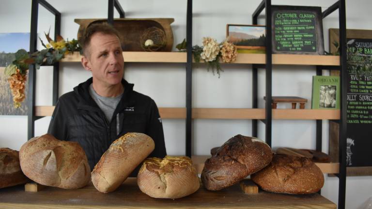 Lenny Bussanich at Marksboro Mills in Blairstown, NJ, named for the town’s original mill, built in 1762.