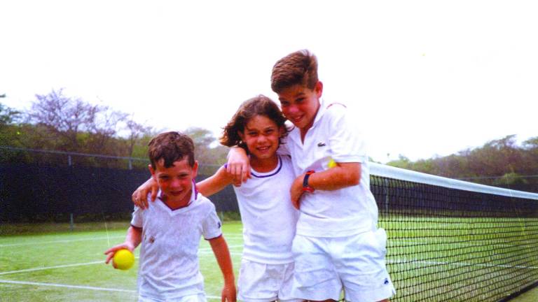 My brothers and I spent a lot of time on the tennis court growing up, forging our earliest rivalries.